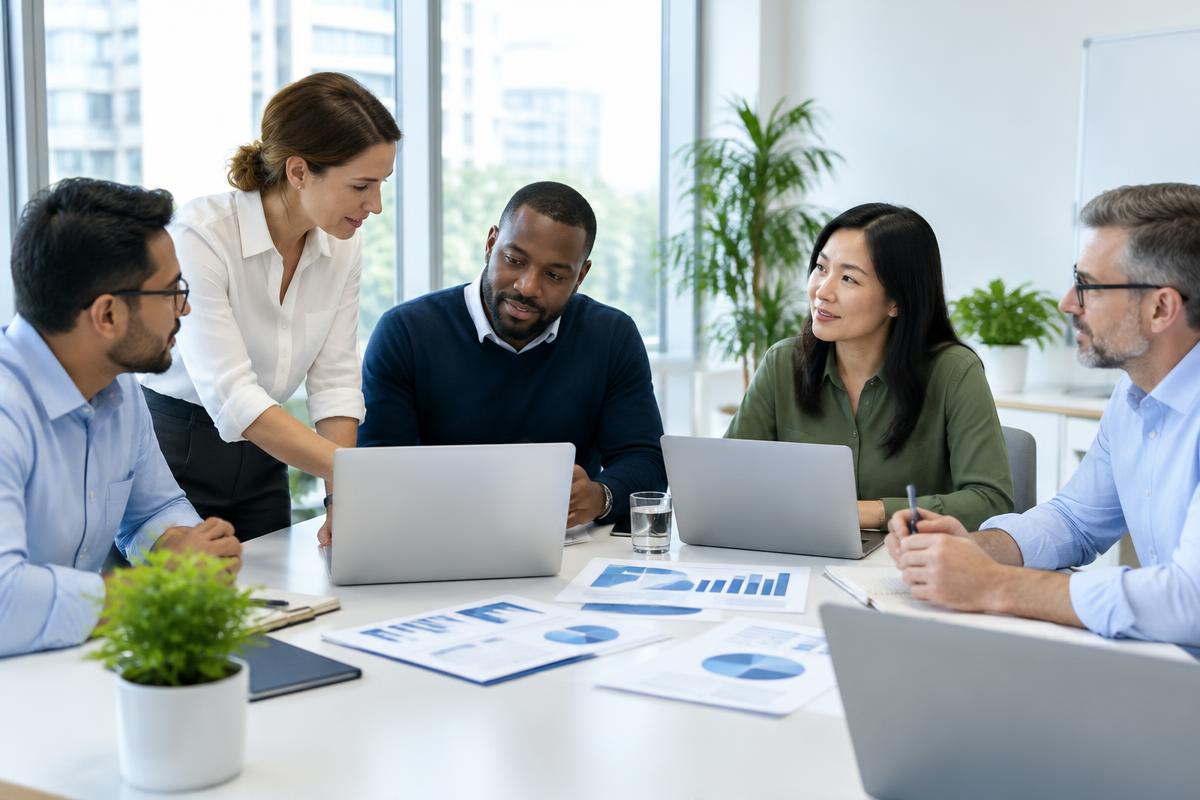 The Aidarex team collaborating at our Corona, CA office